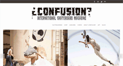 Desktop Screenshot of confuzine.com